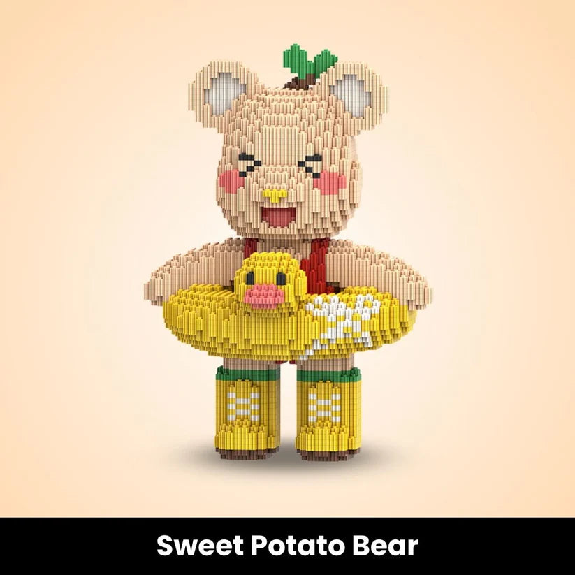 BEARBLOCKS™ Mini Ours à Assembler (plus de 3600 pièces)