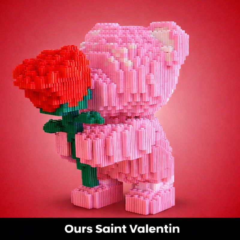 BEARBLOCKS™ Ours Saint Valentin (plus de 3800 pièces)